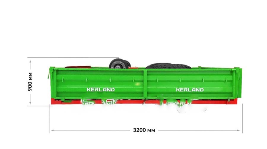 Прицеп Kerland | Керланд П-3530 с ПСМ к трактору (самосвальный на три стороны)